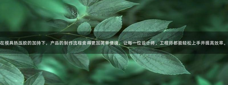 emc易倍官网：在模具热压胶的加持下，产品的制作流程变得