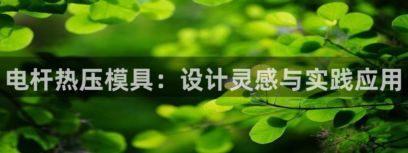 emc全站app下载：电杆热压模具：设计灵感与实践应用